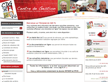Tablet Screenshot of cdg76-extranet.fr